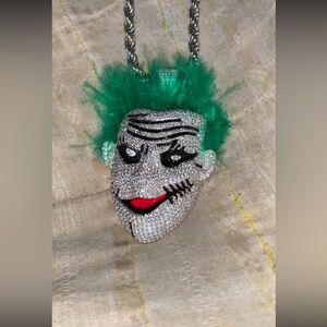 Moissanite joker pendent !